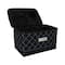 Everything Mary Black & Blue Quilted Collapsible Sewing Kit Organizer Box